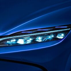 BYD Võ Văn Kiệt - Đèn LED của BYD Han EV pha & đèn hậu, với chùm sáng rộng giúp cải thiện tầm nhìn ban đêm.