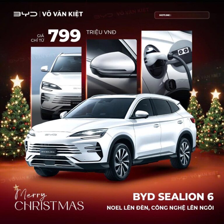 Giá Xe BYD Sealion 6 Lăn Bánh & Khuyến Mãi Mới Nhất – Ưu Đãi “Khủng” Tại BYD Võ Văn Kiệt